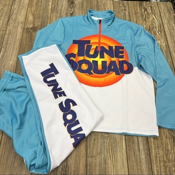 SPACE Jam A New Legacy Tune Squad Large Adult Warmup Track Suit Sweat Pants - Picture 2 of 13